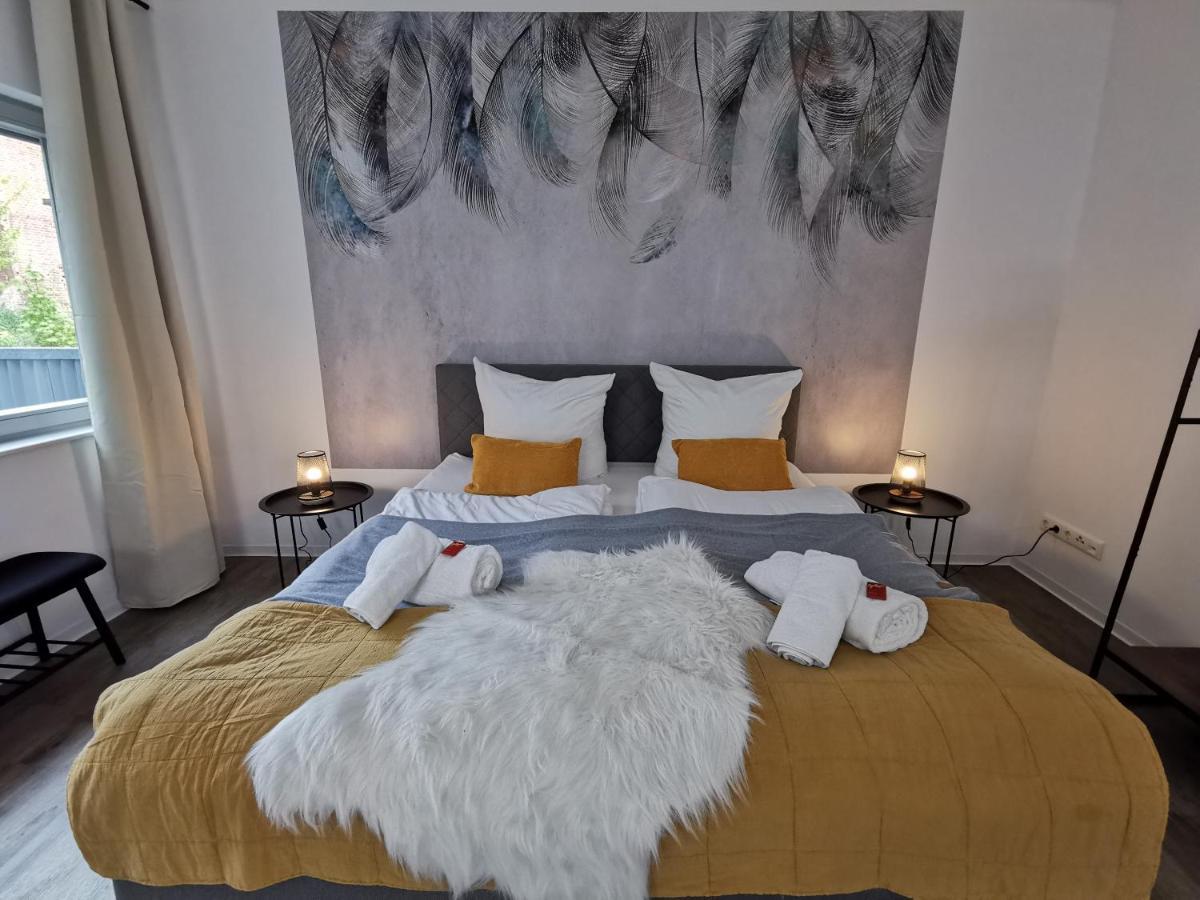 Bohnapartments - Town House Am Stadtpark - Gratis Parkplatz - Wlan Эрфурт Экстерьер фото