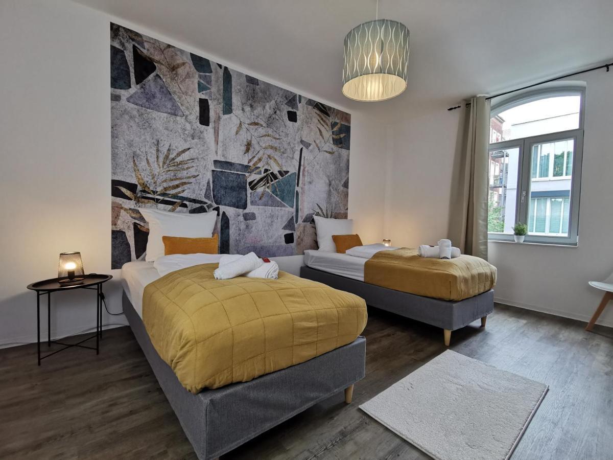 Bohnapartments - Town House Am Stadtpark - Gratis Parkplatz - Wlan Эрфурт Экстерьер фото