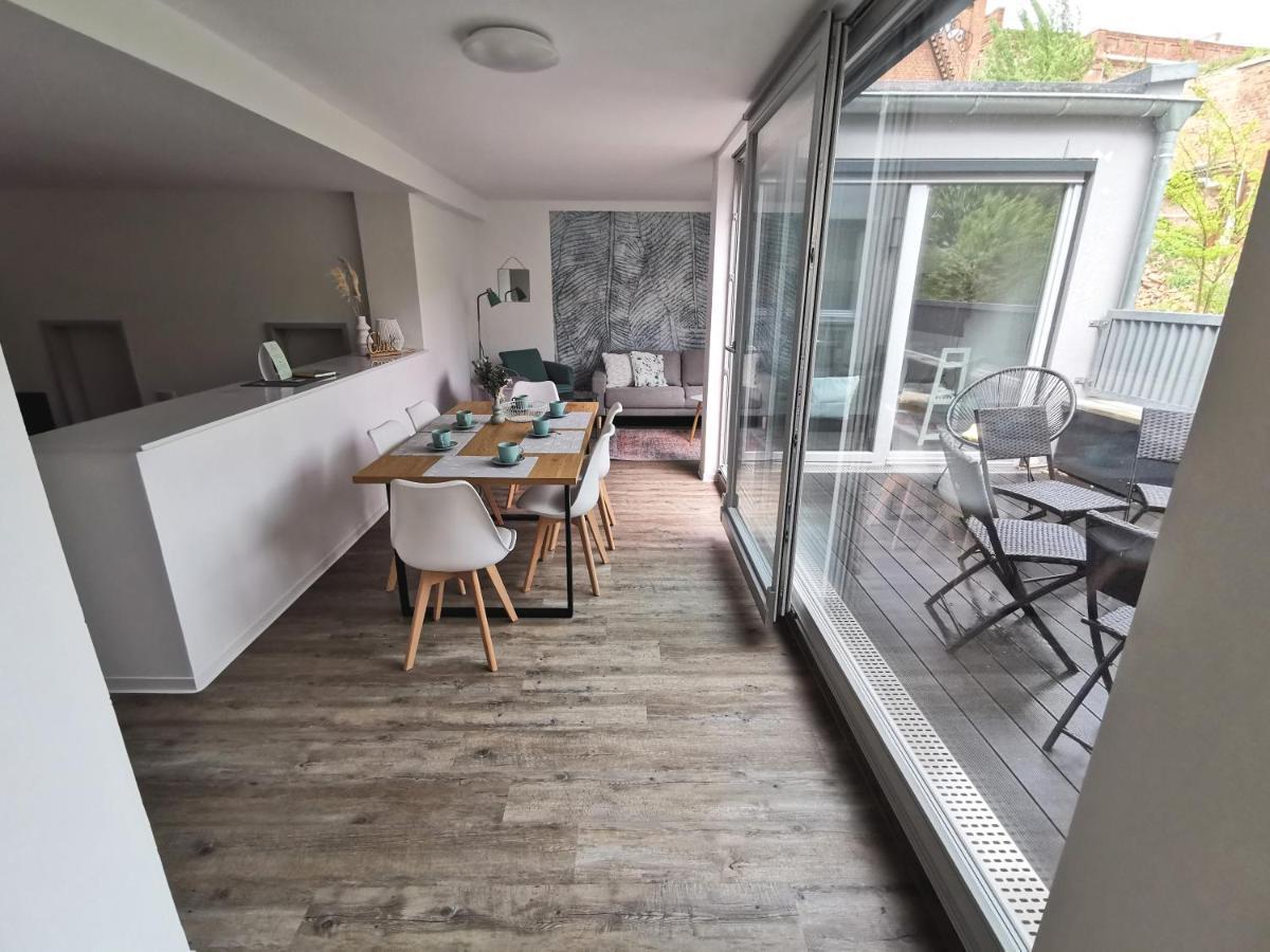 Bohnapartments - Town House Am Stadtpark - Gratis Parkplatz - Wlan Эрфурт Экстерьер фото